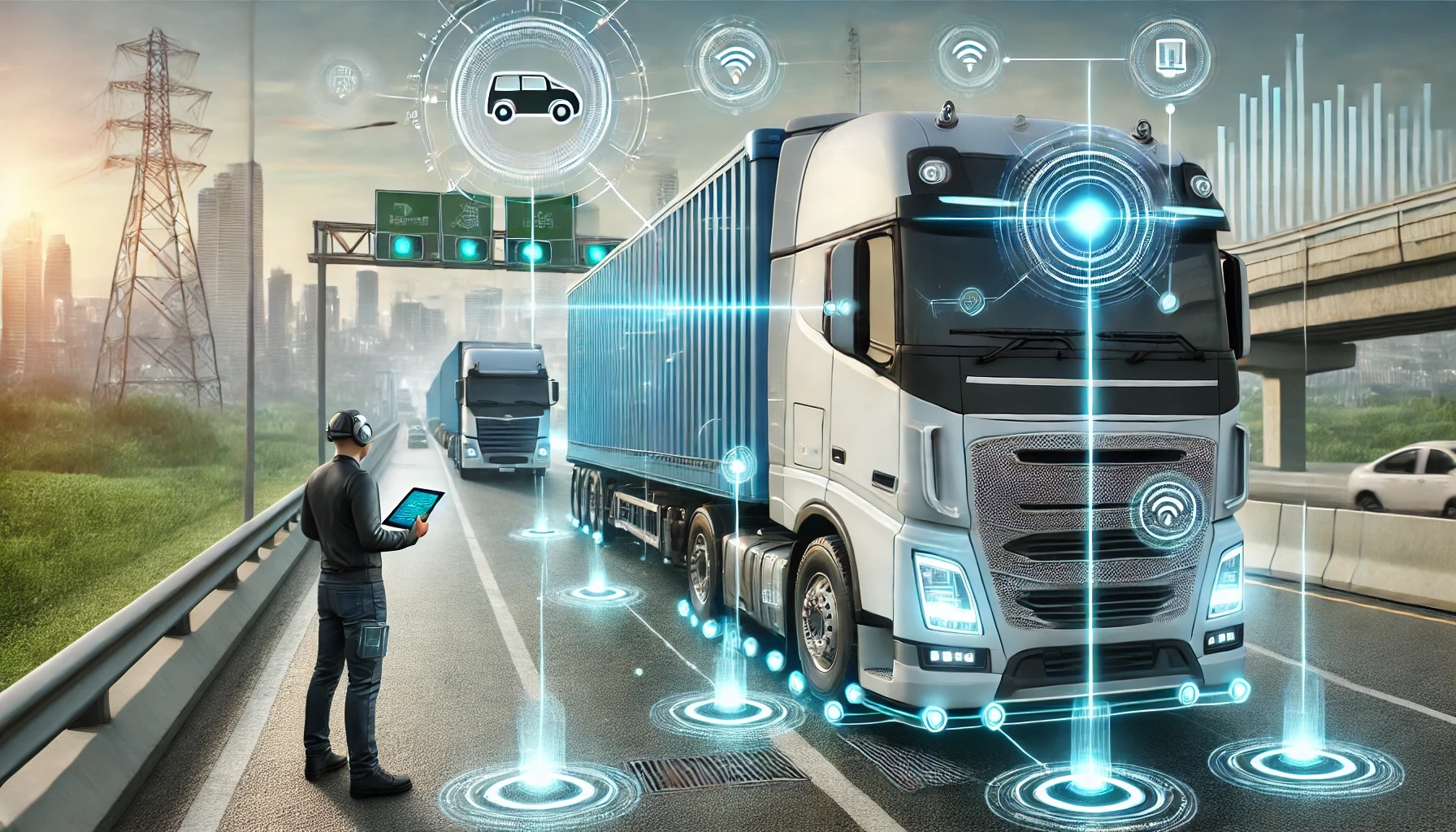 The Evolution of Commercial Vehicles: Truck Drivers as Road Engineers Monitoring Smart Machines