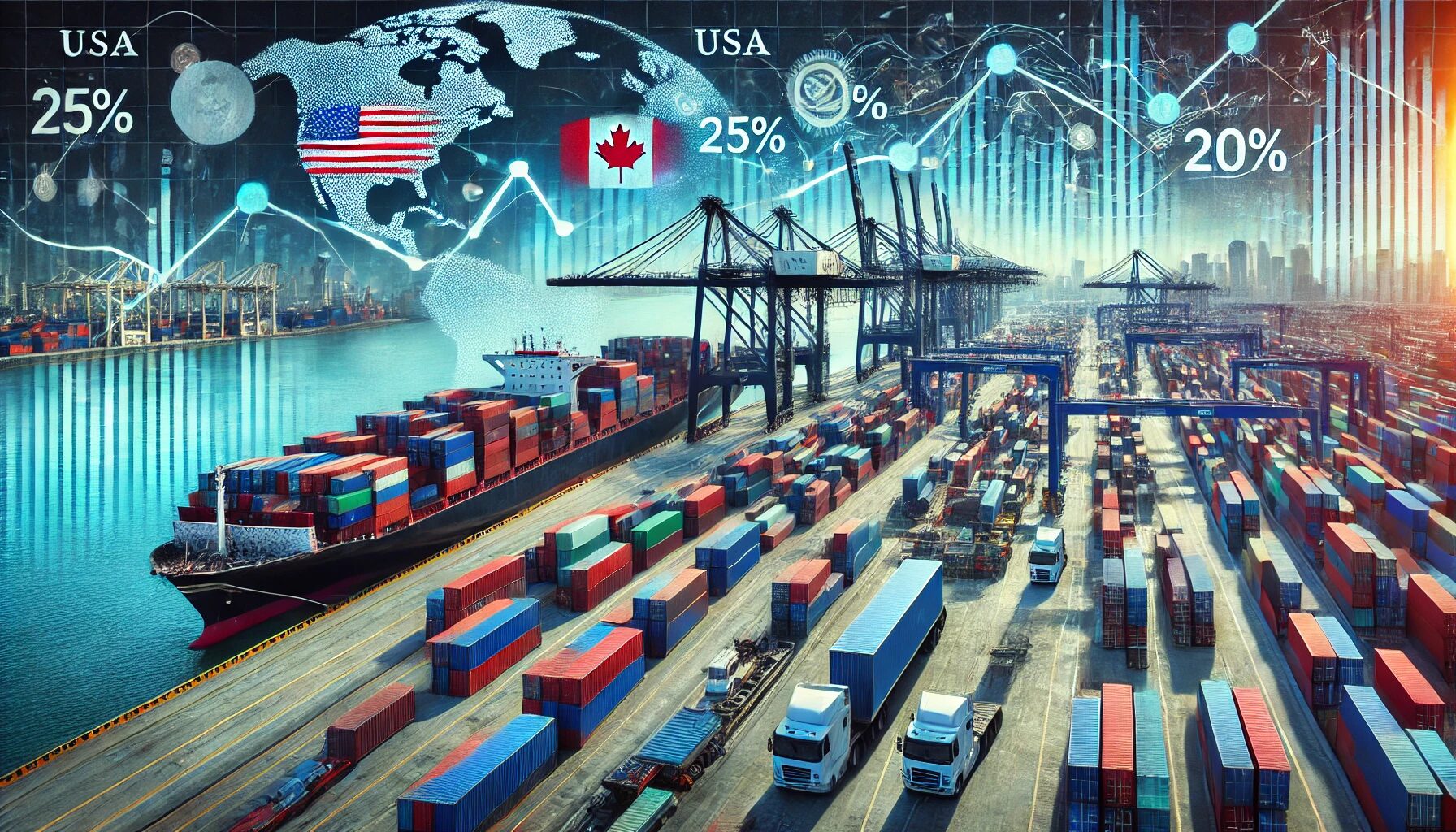 Inflationary Tariffs Take Effect: Trade Tensions Escalate with Canada, China, and Mexico